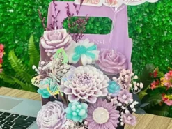 Giỏ hoa nến thơm MS7