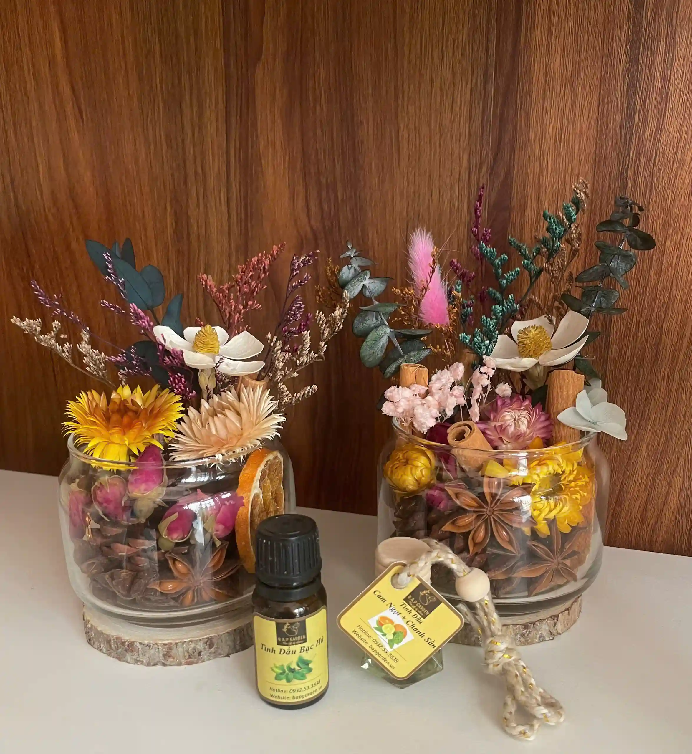 Hoa khô khuếch tán tinh dầu
